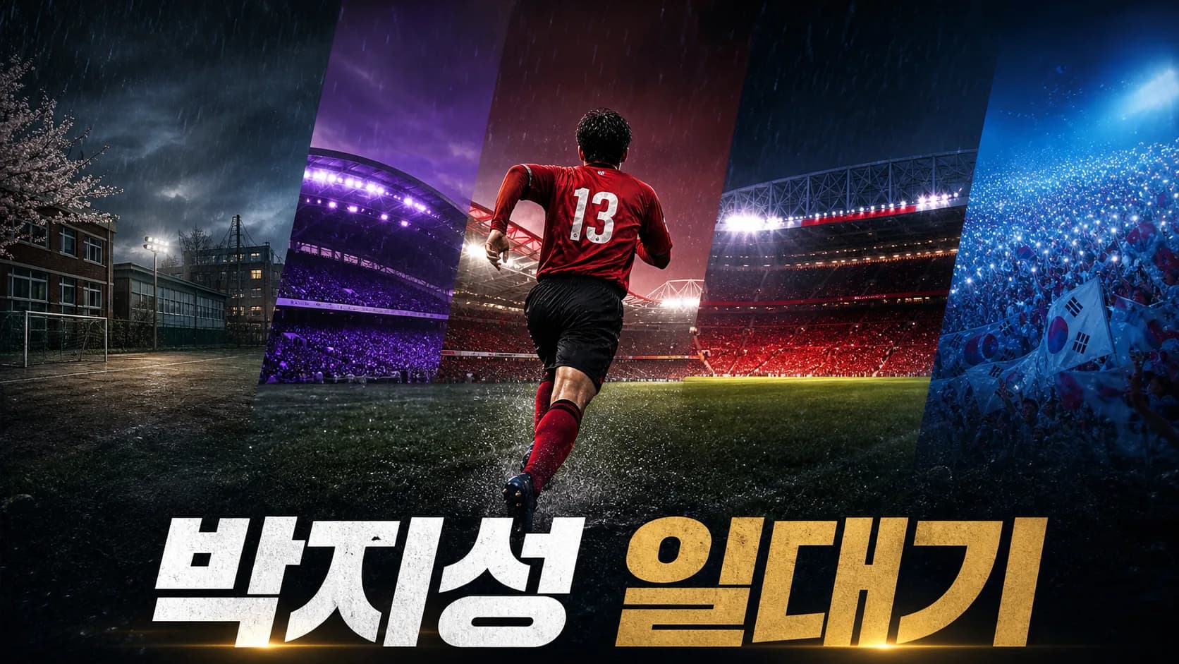 수원과 일본, PSV, 맨체스터 유나이티드, 대한민국 대표팀으로 이어지는 박지성 일대기 대표 이미지